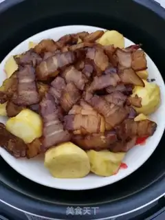 Make Meat evaporated potatoes step 6