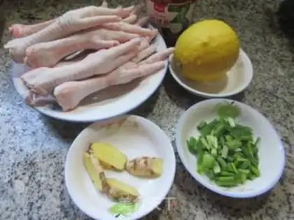 Make Lemon chicken claws step 0