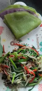 Make Green bean burrito step 6