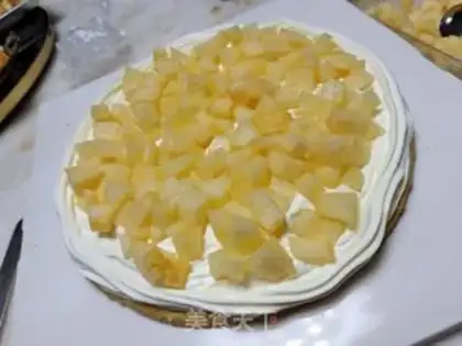 Make Ten-inch fruit cake step 3