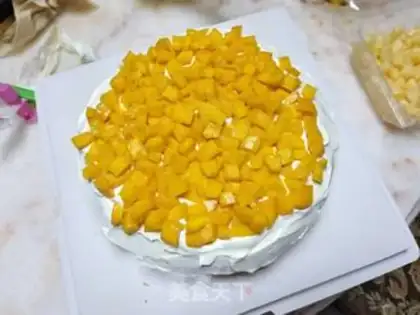 Make Ten-inch fruit cake step 4