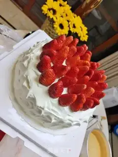Make Ten-inch fruit cake step 5