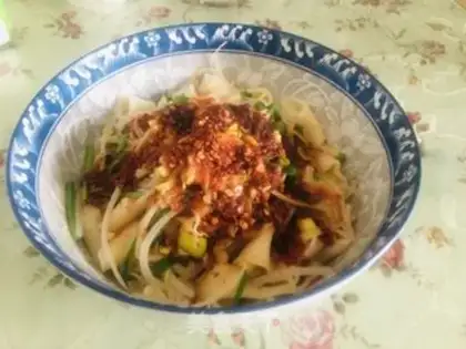 Make Oily pants and noodles step 4