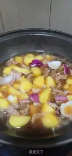 Make Coconut gravy, potatoes step 15