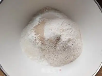 Make Whole wheat date mud bag step 1