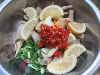 Make Lemon chicken claws step 11