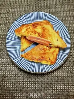 Make Cheese ham sandwich step 14