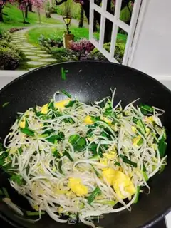 Make Flamingo sprouts step 8