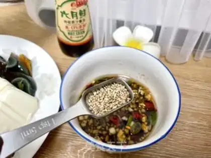 Make Eggs, tofu step 5