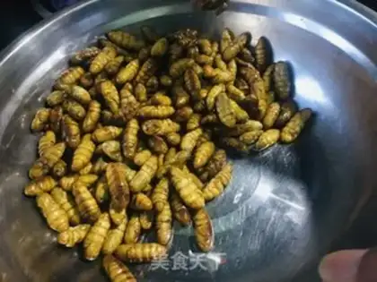 Make Fried silk step 1