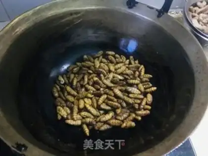 Make Fried silk step 2