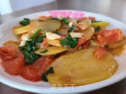 Make Garlic tomato chips step 6