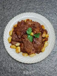 Make Garlic pork chops step 14