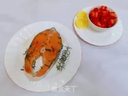 Make Rosemary salmon step 2