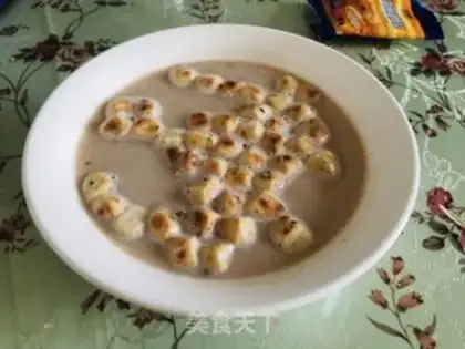 Make Mongol milk tea and beans step 5