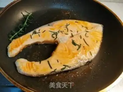 Make Rosemary salmon step 5