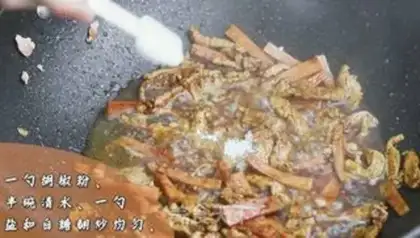 Make Garlic meat step 4