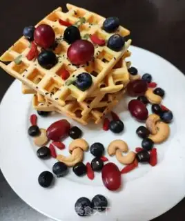 Make Corn pasta waffles step 7