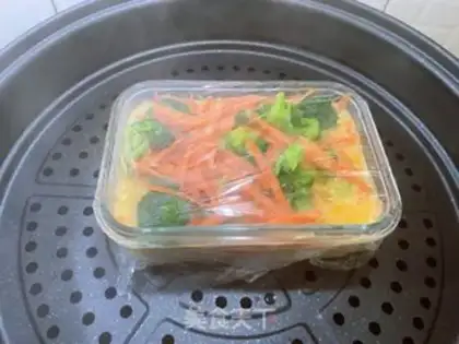 Make A chicken cake with broccoli step 5