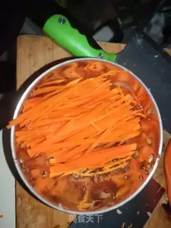 Make Garlic carrots step 3