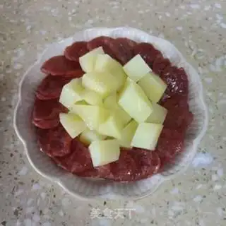 Make Potato salami step 4