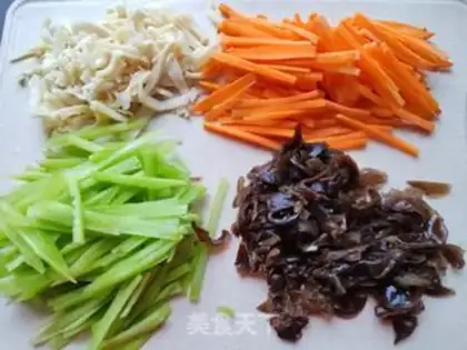 Make Egg and vegetable burrito step 0