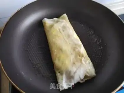 Make Egg and vegetable burrito step 7