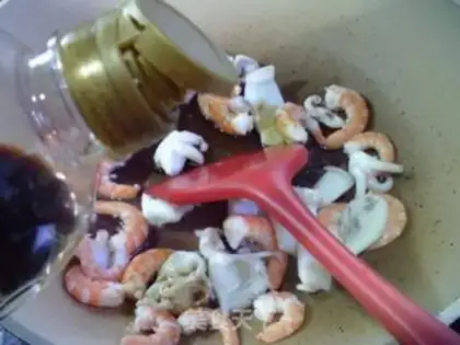 Make Shrimp fried squid step 10