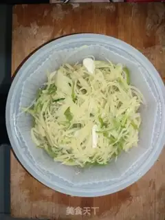 Make Clear the potatoes step 2