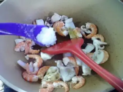 Make Shrimp fried squid step 11