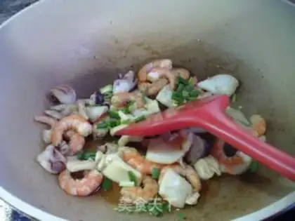 Make Shrimp fried squid step 12