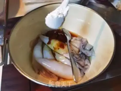 Make Soy sauce and pen and squid step 3
