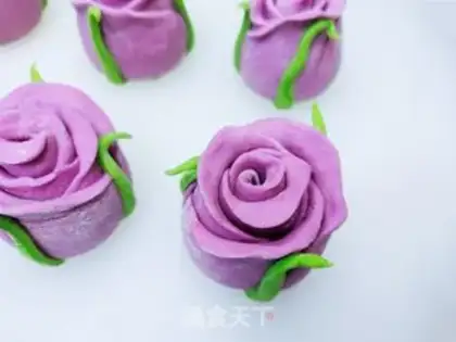 Make Potato rose buns step 6