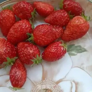 Make walnut strawberry yogurt step 0