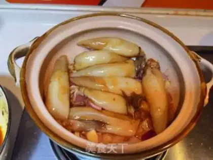Make Soy sauce and pen and squid step 8