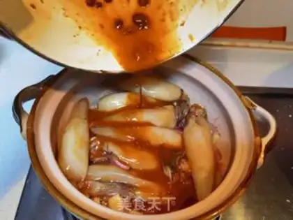Make Soy sauce and pen and squid step 9