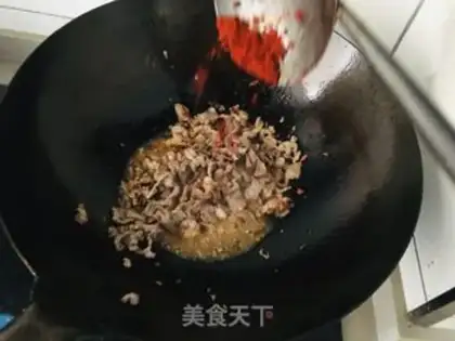Make Sour sauce and lamb step 5