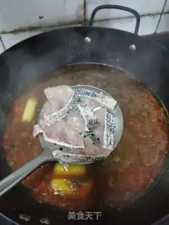 Make The black and blue fish fire line step 15