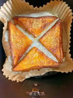 Make Honey sesame toast step 3