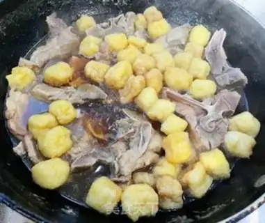 Make Pork chops and tofu step 8