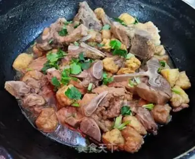 Make Pork chops and tofu step 9