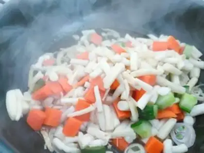 Make Fried sea mushrooms step 3