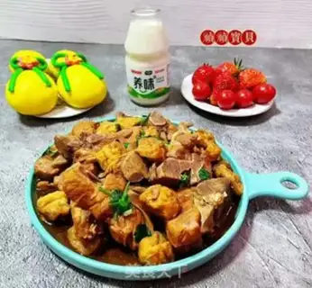 Make Pork chops and tofu step 13