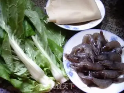 Make Shrimp inches of rice step 0