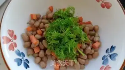 Make The fragrance of peanut rice step 8