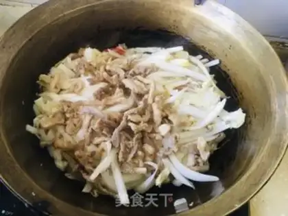 Make The cabbage beats the oil step 5
