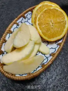 Make Apple rose tea step 2