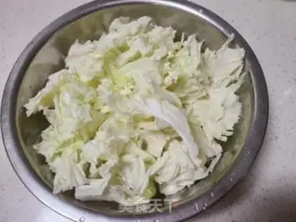Make Sesame sauce cabbage step 2
