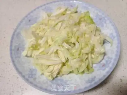Make Sesame sauce cabbage step 4