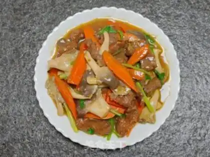 Make Beef fried mushrooms step 12